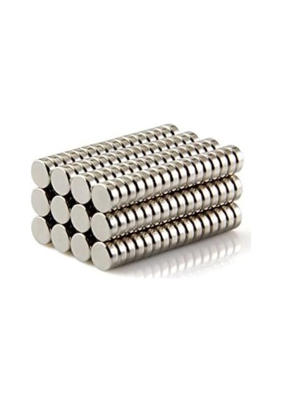 Dünya Magnet 25 Adet 8mm X 3mm Yuvarlak Güçlü Neodyum Mıknatıs Magnet