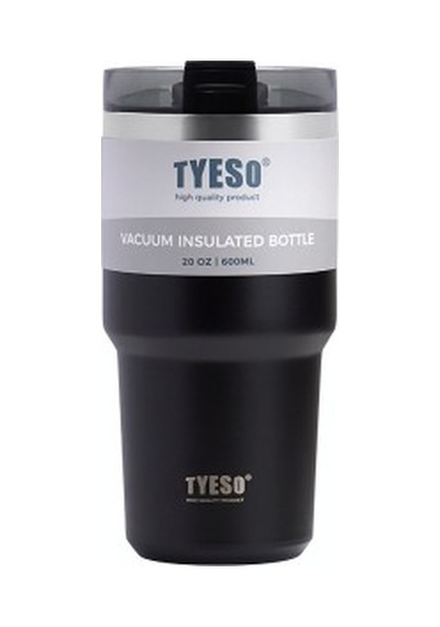 Tyeso Tripletask Termos Vakumlu Paslanmaz Çelik Pipetli 600 ML
