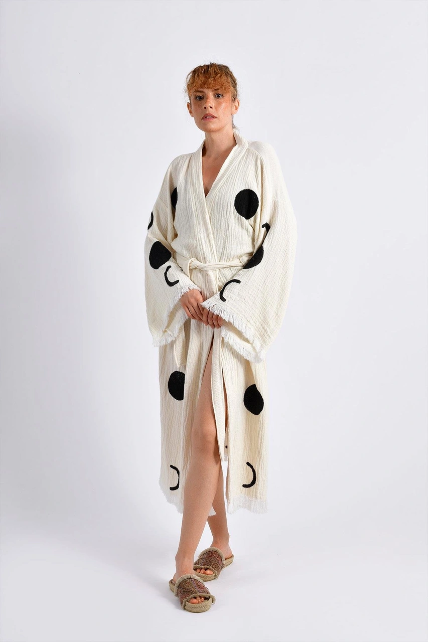 Brandsmithshop Full Moon Whisper Kimono Çok Renkli