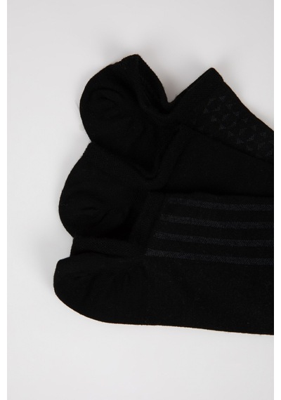 Defacto Erkek Görünmez 3lü Bambu Sneaker Çorap C0107axnsbk27 Siyah-bk27