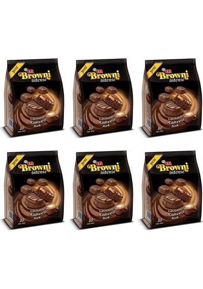 Eti Browni Intense Mini Kahveli 160 Gr. X 6 Adet