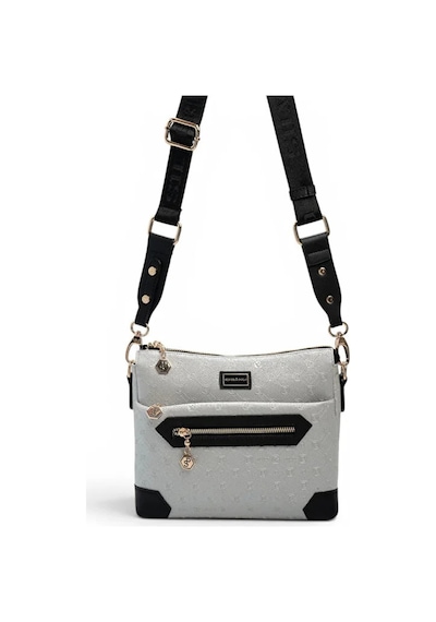 Silver & Polo Silver Polo Kadın Çapraz Çanta Sp1110-m46 Gümüş-siyah