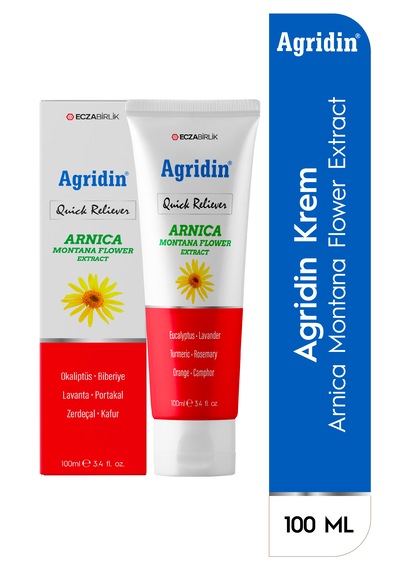 din Krem Arnica Montana Lavanta Biberiye Okaliptüs Masaj Kremi 100 Ml Tüp