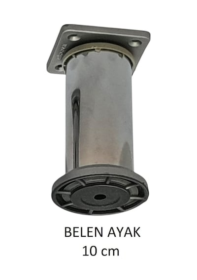 Belen Ayak 10cm Vidalar Dahil Krom Krom