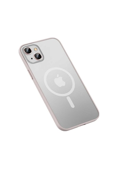 Apple Uyumlu iPhone 13 Kılıf Zore Mokka Wireless Kapak Rose Gold