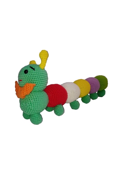 Amigurumi  Organik  Oyuncak  Tırtıl