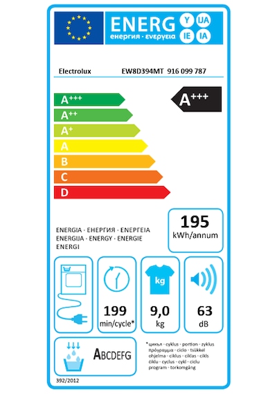 Electrolux EW8D394MT 800 Serisi Ultracare Steam 9 Kg Isı Pompalı Buharlı Inverter Kurutma Makinesi