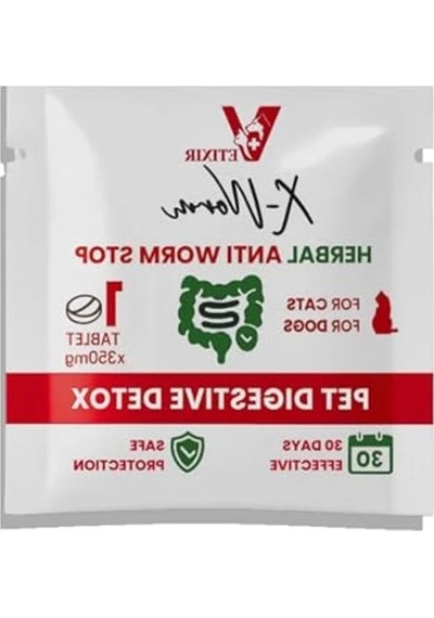 X-worm Bitkisel İç Parazit Tableti, Kedi Ve Köpekler İçin
