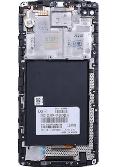 LG Uyumlu V10 Lcd Ekran Dokunmatik Siyah Çıtalı
