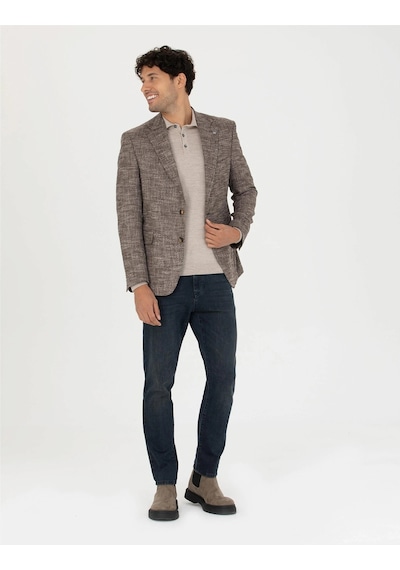 Pierre Cardin Kahverengi Slim Fit Ceket G021gl002.000.1767841.vr029 Kahverengi