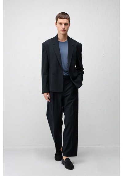 Antioch Relaxed Fit Erkek Blazer Ceket Lacivert
