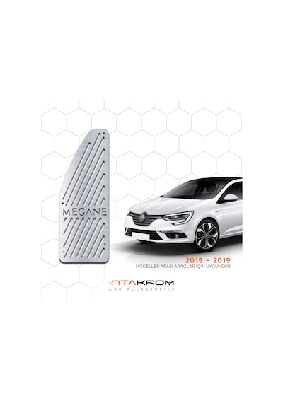intakrom Renault Megane 4 Krom Ayak Dinlendirme Pedalı - 2015 - 2019