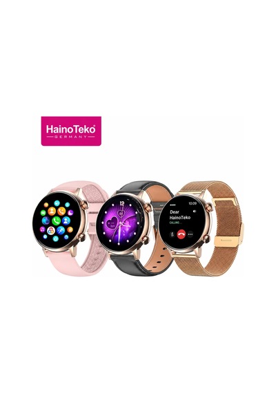Hainoteko-24 Mini Amoled 3 Kordon Setli Akıllı Saat (Distribütör Garantili)