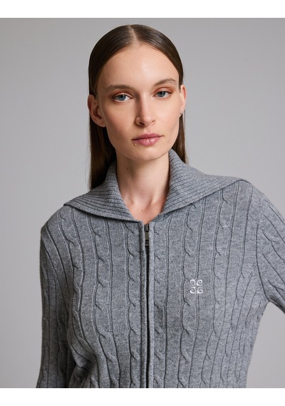 Pierre Cardin Antrasit Regular Fit Triko Hırka 50331513-vr006