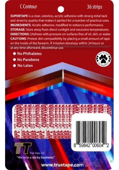 Truetape Supertape Protez Saç Bandı Oval "C" (2Cm-7.5Cm)