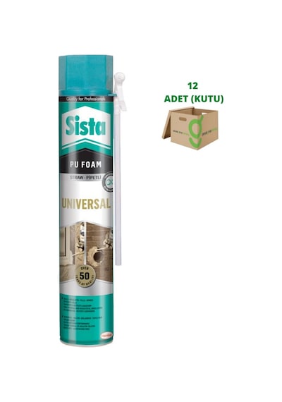 Sista Universal Pipetli Poliüretan Köpük 750ML 12 Adet