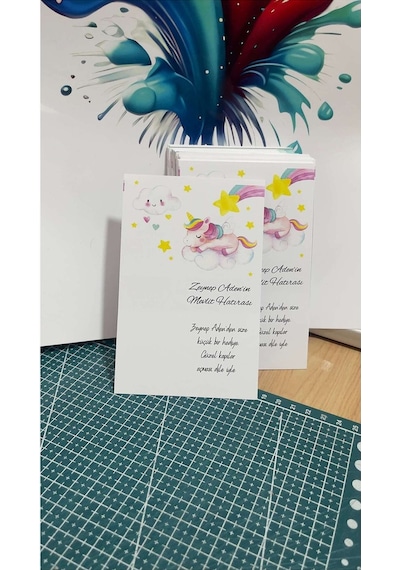 Mevlit Hatırası Anahtarlık Kartı 9,5x15 Cm 49 Adet