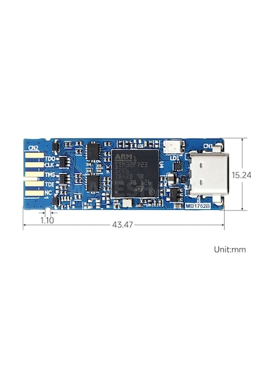 ST ST-LINK V3 MINIE STM32 JTAG SWD Debugger Programmer Probe Type C Virtual COM