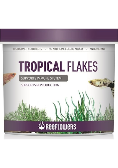 Reeflowers Tropical Flakes Balık Yemi 250 ML