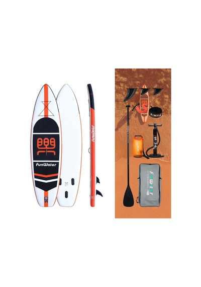 Cruıse 11' Sup Board Stand Up Paddle Board 335x82x15 Cm Turuncu-siyah 1 Yıl Garanti