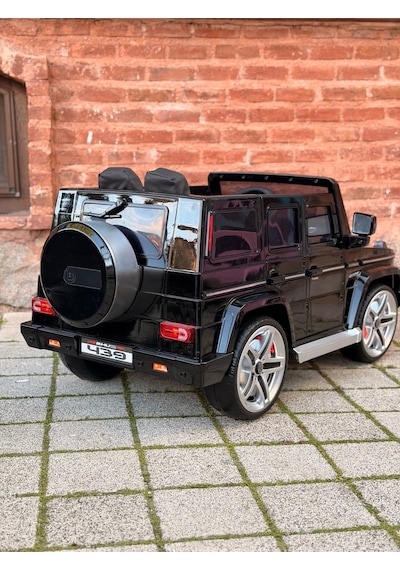 Mercedes Brabus Özel Plaka Hediyeli Akülü Araba 0-6 Yaş Siyah