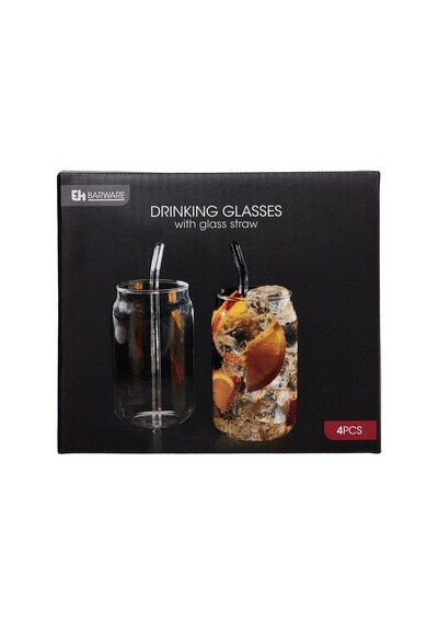 Excellent Houseware Pipetli İçecek Bardağı 500 Ml Diğer