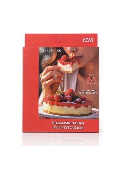 Colezium Çilekli Cheeske Aromalı Yenilebilir İç Çamaşırı - Renkli / Standart Çok Renkli