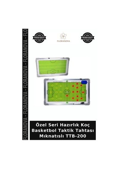 Özel Seri Hazırlık Koç Basketbol Taktik Tahtası Mıknatıslı Ttb-200