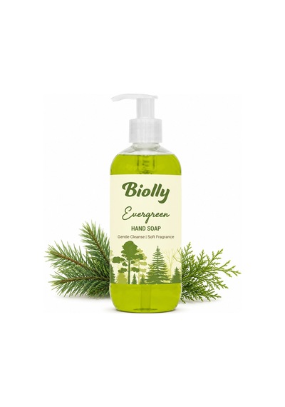 Biolly Botanica Evergreen Sıvı Sabun 500 Ml - Koli 12 Adet