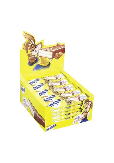 Nestlé Nesquik Gofret 30x26,7g - Çıtır Gofret, Sütlü Krema Ve Çikolata Kaplama 2'li Ekonomik Pa Tarı