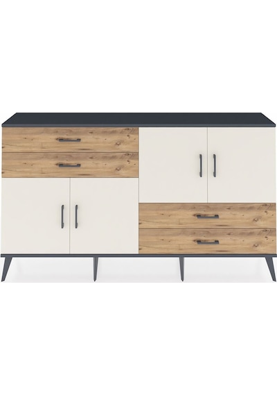 Arges Konsol 3 Raflı 4 Çekmeceli 4 Kapaklı 176x30x99 Antrasit-ayt Antrasit-aytaşı/çam Arges Konsol 3 Raflı 4 Çekmeceli 4 Kapaklı 176x30x99 Antrasit-ayt Antrasit-aytaşı/çam