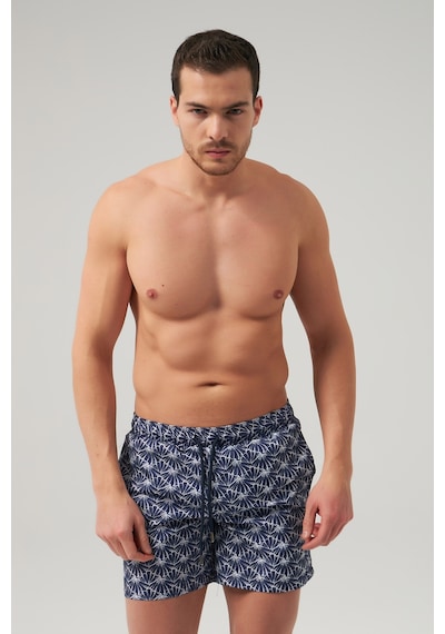 D's Damat Twn Regular Fit Lacivert Baskılı Şort Mayo 8ec62ap03100d