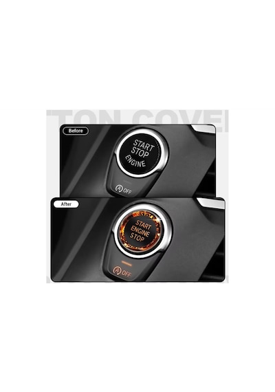 Bmw Start Stop Tuşu F30 F22 F20 F32 F10 G30 Siyah Renk 636