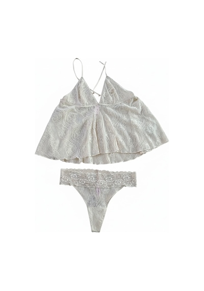 Bonbon Kadın Askılı Tül String 2 Li Set Bb2053 Açık Kahverengi Bonbon Kadın Askılı Tül String 2 Li Set Bb2053 Açık Kahverengi