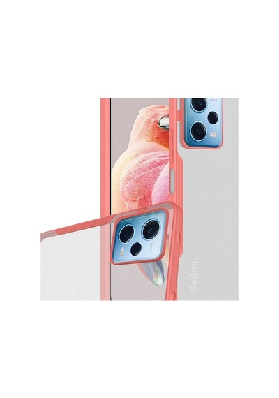 Xiaomi Redmi Note 12 5g Kılıf Platin Silikon - Pembe Evimdeyokyok