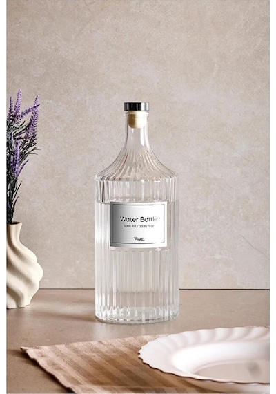 Perotti Yağlık-sirkelik Cam 1000ml Viking Silver 18113 5545 Açık Gri