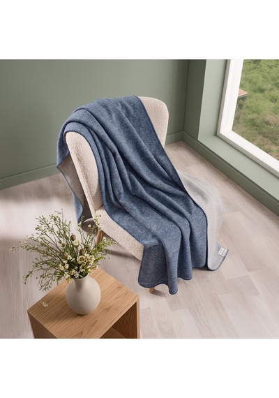 Maxstyle Blau Tek Kişilik Battaniye Denim 150x200 Cm Renkli