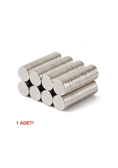 4 Adet 12mm X 1.5mm Yuvarlak Mıknatıs Disk Neodyum Buzdolabı Ofis Yazı Not Tahtası Ev Hobi Oyuncak