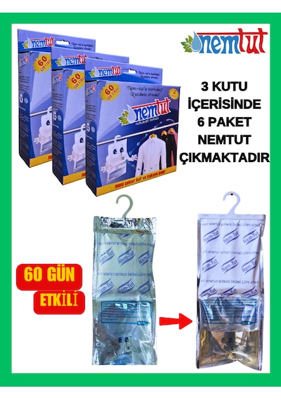 Nem Alıcı Rutubet Emici Koku Giderici Korozyon Önleyici 3 Kutu
