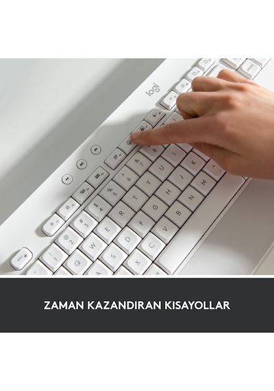 Logitech Signature K650 + M650 Bilek Destekli Klavye Mouse