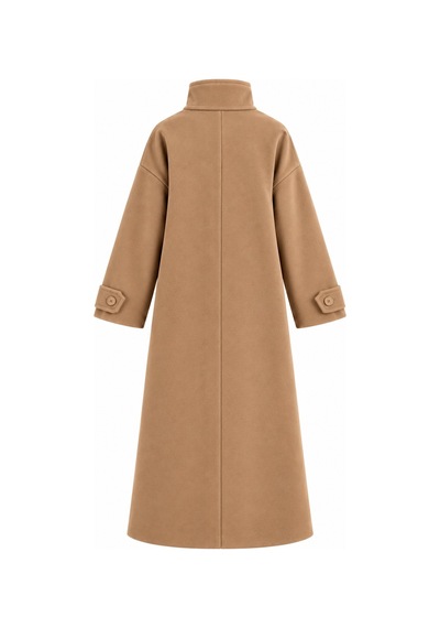 Laluvia Camel Vittoria Düğme Detaylı Kaban - 2y2511