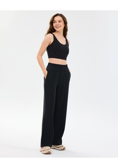Skechers W Soft Touch Regular Sweatpant Kadın Siyah Eşofman Altı S2610035-3817