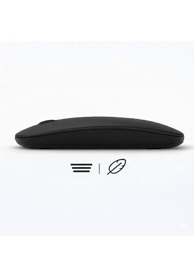 Apple Uyumlu MacBook iPad Bluetooth Şarjlı Mouse Usb Dongle Şarj Kablosu Dahil Sessiz İnce Ve Taşınabilir 13513