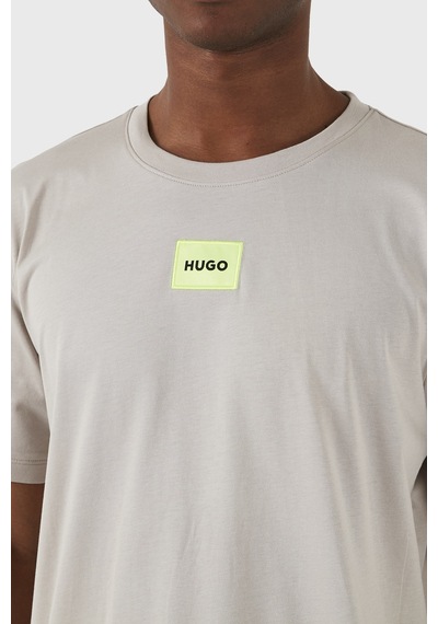 Hugo Erkek T Shirt 50447978 055 Gri