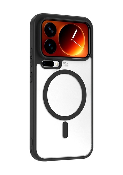 Xiaomi 17 Pro Max Kılıf Magsafe Kamera Korumalı Mat Parmak İzi Tutmayan Pazarplus Siyah