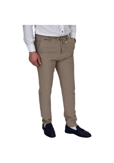 Erkek Beli Lastikli Jogger Pantolon Regular Fit Bgl-st04329 Bej Erkek Beli Lastikli Jogger Pantolon Regular Fit Bgl-st04329 Bej