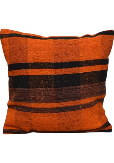 Zehra Abla Halı Yeni El Dokuma Dekoratif Kilim Kırlent Yastık Kılıfı 6014