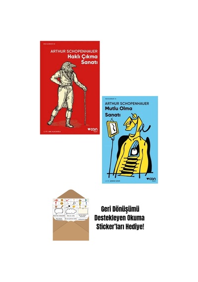 Arthur Schopenhauer 2 Kitap Set + Okuma Sticker'ları
