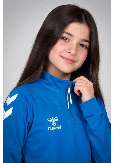 Hummel Oregon Çocuk Antrenman Eşofman Üstü Saks Mavi