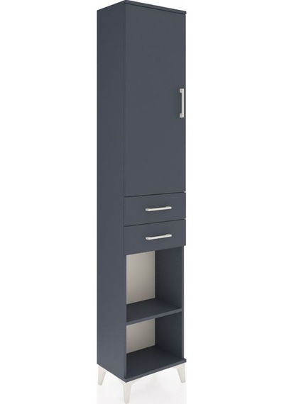 Arges Dolap 3 Raflı 2 Çekmeceli Tek Askılı 44x30x221 Antrasit-antrasit Antrasit Arges Dolap 3 Raflı 2 Çekmeceli Tek Askılı 44x30x221 Antrasit-antrasit Antrasit